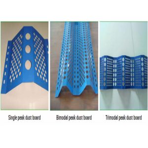 Custom Length Windbreak Fence Panels Dustproof Punching Mesh 0.8mm Thickness