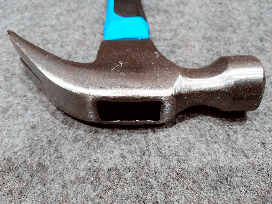 8OZ-24OZ steel Claw hammer (XL0005-2) with polishing surface and double colors rubber handle