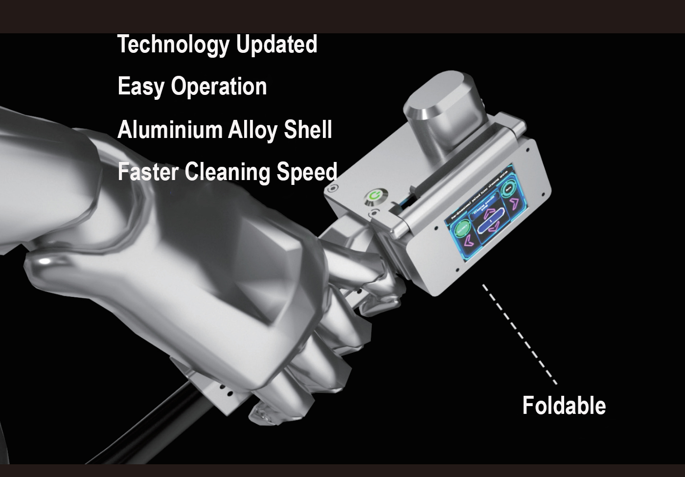 Backpack Pulse Fiber Laser Cleaning Machine Metal Degrease Rust Removal