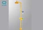 Stainless Steel Lab Eye Wash Station With Shower Valve Customized Sizes