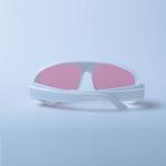 Pink Fashion Laser Tattoo Removal Glasses For Alexandrite 755nm 808nm Diodes