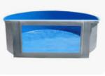 Half Transparent FRP Hand Lay Up Fiberglass Fish Tank For Aquarium Exhibition