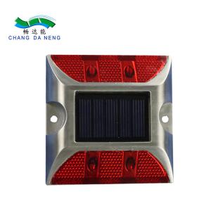 China 105*105*24mm size and red/yellow/White reflector color aluminum road stud factory