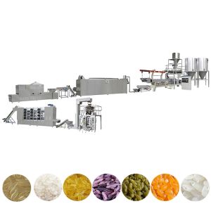 China Double Screw Artificial Rice Extruder Machine Mini Nutrition on sale