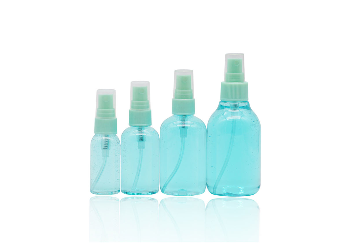 Transparent Reusable Empty Mist Spray Bottles 60ml Leakproof