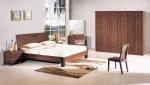MDF+Paper Home Furniture,Panel Bedroom Set,Wood Bed and Wardrobe,Nightstand