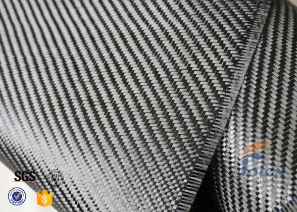 3K 200g 0.3mm Twill Weave Carbon Fiber Fabric For Reinforcement , Thermal