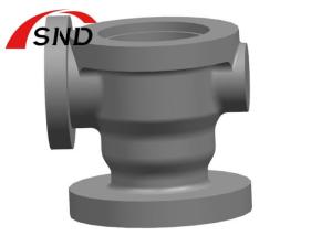 China ASTM Standard Sand Cast Ball Valve Body factory