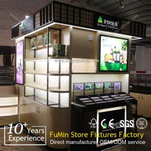 China white wood cosmetic display case factory