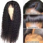 Curly Human Hair Wig PrePlucked Brazilian Hair 13x4 13x6 360 Kinky Curly Lace