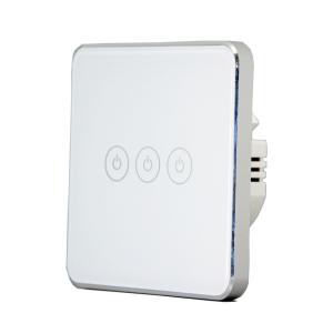 China Zigbee Switch Without Neutral Wire Single Live Switch 3 Gang factory