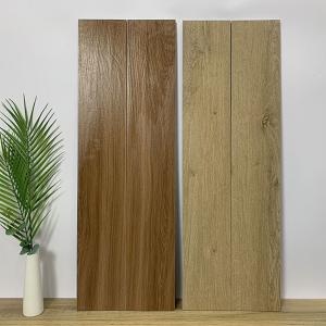 China Matte Finished Acid Resistant Straight Edges 150*900mm Imitate Solid Wooden Texture Tiles factory