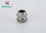 M8 - M120 Metal Cable Gland Resist Salt Nickel Plated Brass With Rubber Seal