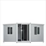 Small Modern Glass Homes Portable Prefabricated Expandable Containers House for
