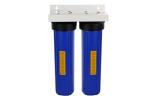 20'' big blue whole house water filter housings 1'' port with double sump