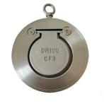 Stainless Carbon Steel cf8 cf8m wcb EPDM NBR Viton Lined Single leaf thin disc