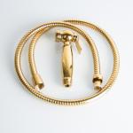 Brass Golden 310g 151.6mm Portable Travel Bidet Spray