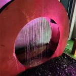 Home Decoration Corten Steel Waterfall Fountain*1800mm Customized
