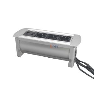 CE approval multimedia EU power hidden table top power outlet