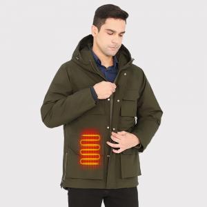 China Premium Autumn and Winter Smart Heating Cotton Ski Jackets 7.4V Battery Men