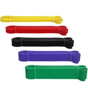 China Natural Latex Custom Pantone Color Durable Resistance Exercise Bands CE FDA SGS factory