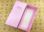 Die Cut Rectangle Rigid Setup Boxes , Lidded Cardboard Boxes Hot Stamping