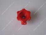 Speed Control Lever Knob Diesel Engine Parts Red Color Copper And Plastic