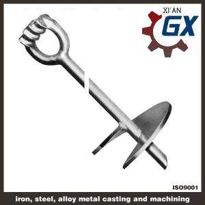 China Heavy Duty 11/4” x 66” with 10” Helix “Galvanized” Screw Anchor factory