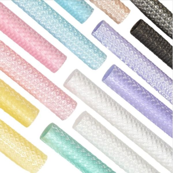 Handmade Flower Art Materials Waterproof Flower Packaging Paper with Bubble Water and Plastic