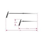 Bathroom Stainless Steel Window Squeegee Fashion Shower Water Scraper