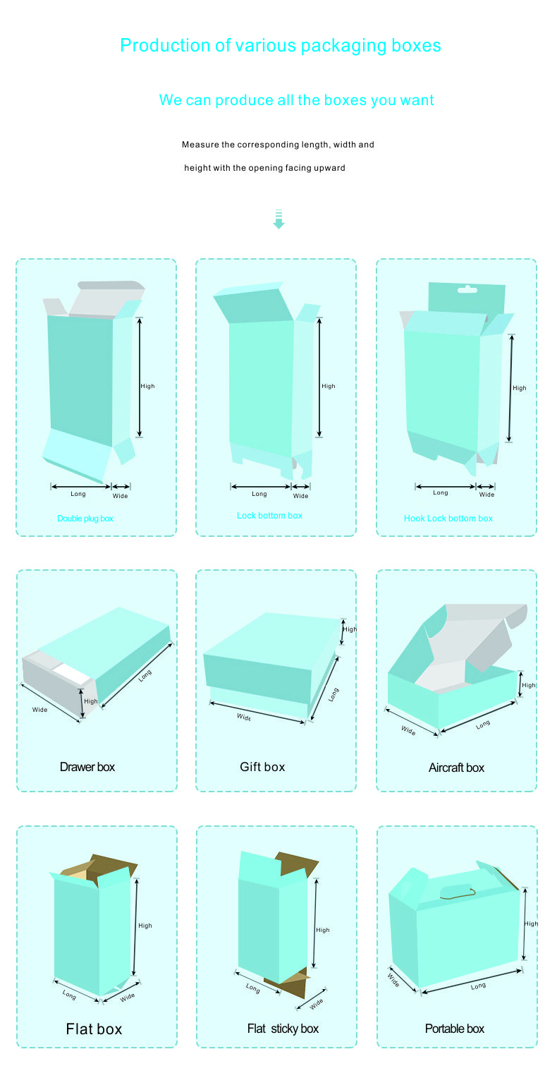 Long Rectangular Shipping Cardboard Box Packaging , Corrugated Lock Bottom Box
