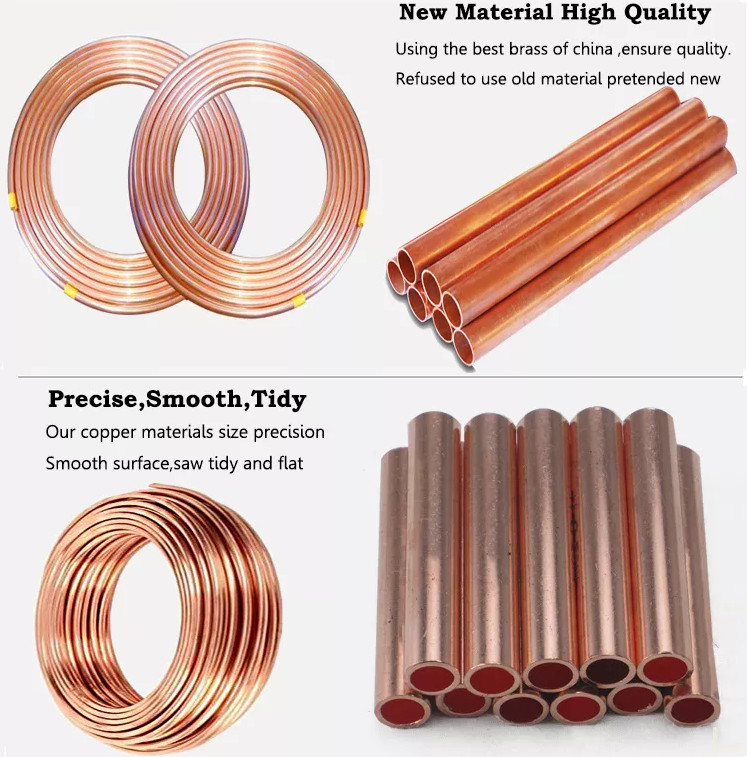 ASTM C12000 Annealed Copper Tubing 6mm To 2500mm Copper Round Pipe