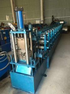 China Steel Hat Purlin Or Hat 70mm Channel Roll Forming Machine factory