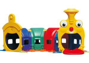 China Flexible Kids Plastic Tunnel 105 * 45 * 64 Cm Non Pollution Safe And Comfortable factory