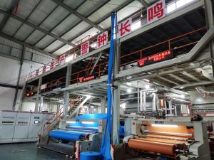 China New Design 1600mm 2400mm 3200mm Three Beam Nonwoven Fabric Production Line factory