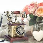 Bronze Vintage Guest Book Phone Voicemail Wedding Guest Book European Style