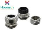 MG63 Nickel Plated Copper Cable Gland / Strengthened Type Waterproof Cable Gland