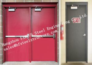 China Residential Steel Fire Resistant Industrial Garage Doors With Remote Control factory