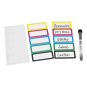 China PET Film Reusable Dry Erase Adhesive Labels Waterproof SGS factory