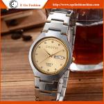 605A Day&Date Display Watches for Man Business Watch Golden Watch Quartz Watch
