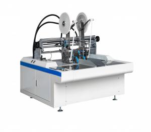 China Semi Automatic Double Side Adhesive Tape Pasting Machine factory