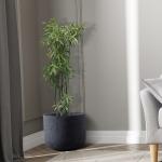Outdoor Clay Pots Grey Clay Flower Pots Patio Planters MGO Pot Planter Set Large