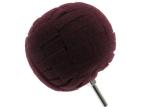 Bordeaux Red 80mm Car Wash Sponge Ball For Car Wax And Car Polishing