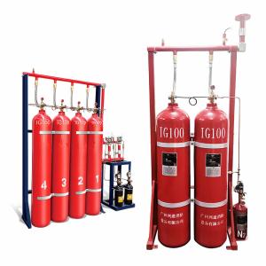 China IG100 Inert Gas Automatic Fire Suppression System Red Easy Installation factory