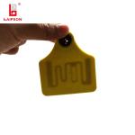 TPU 75MM Long Range UHF RFID Long Range Uhf Rfid Livestock Ear Tag For Tracking