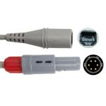 Medical Dia 5mm Compatible Conmen IBP Cable To Smiths Transducer
