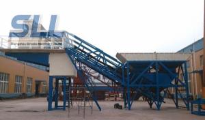 China Small Scale Building Mobile Concrete Batching Plant OEM / ODM Available factory