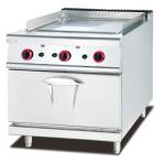 Western Kitchen Equipment Gas Griddle With Cabinet 1/3 Grooved 800*900*940mm