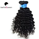 7A 100% Virgin Natural Black Double Drawn Human Hair Extensions Tangle Free