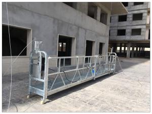 China Galvanized steel 6 meters ZLP630 suspended working platform for cleaning factory